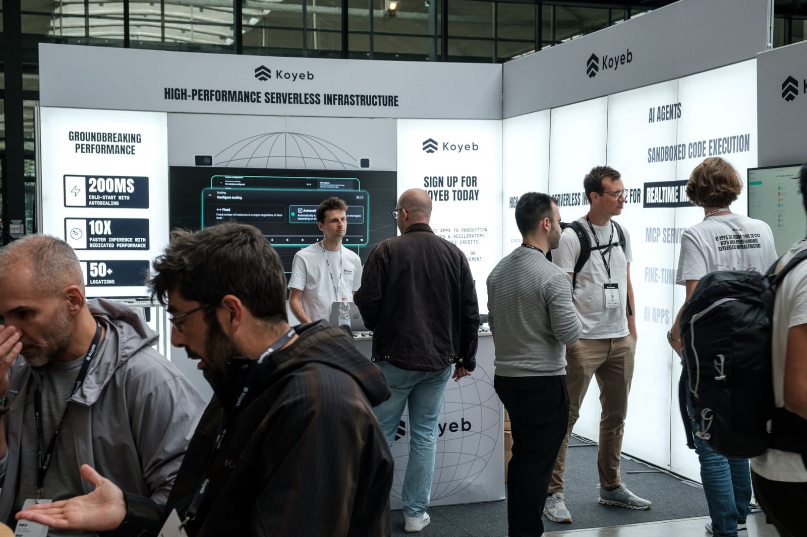 Koyeb stand at AI Engineer Paris