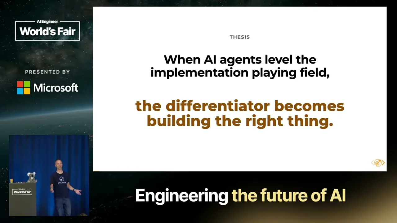 Selected presentation frame from Build the Right Thing: Product Engineering (Part 1) — Kent C. Dodds, EpicProduct.engineer at 663 seconds