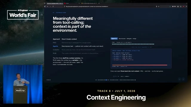 Useful comparison frame distinguishing RAG, agents, tool calls, CodeAct, and RLMs.