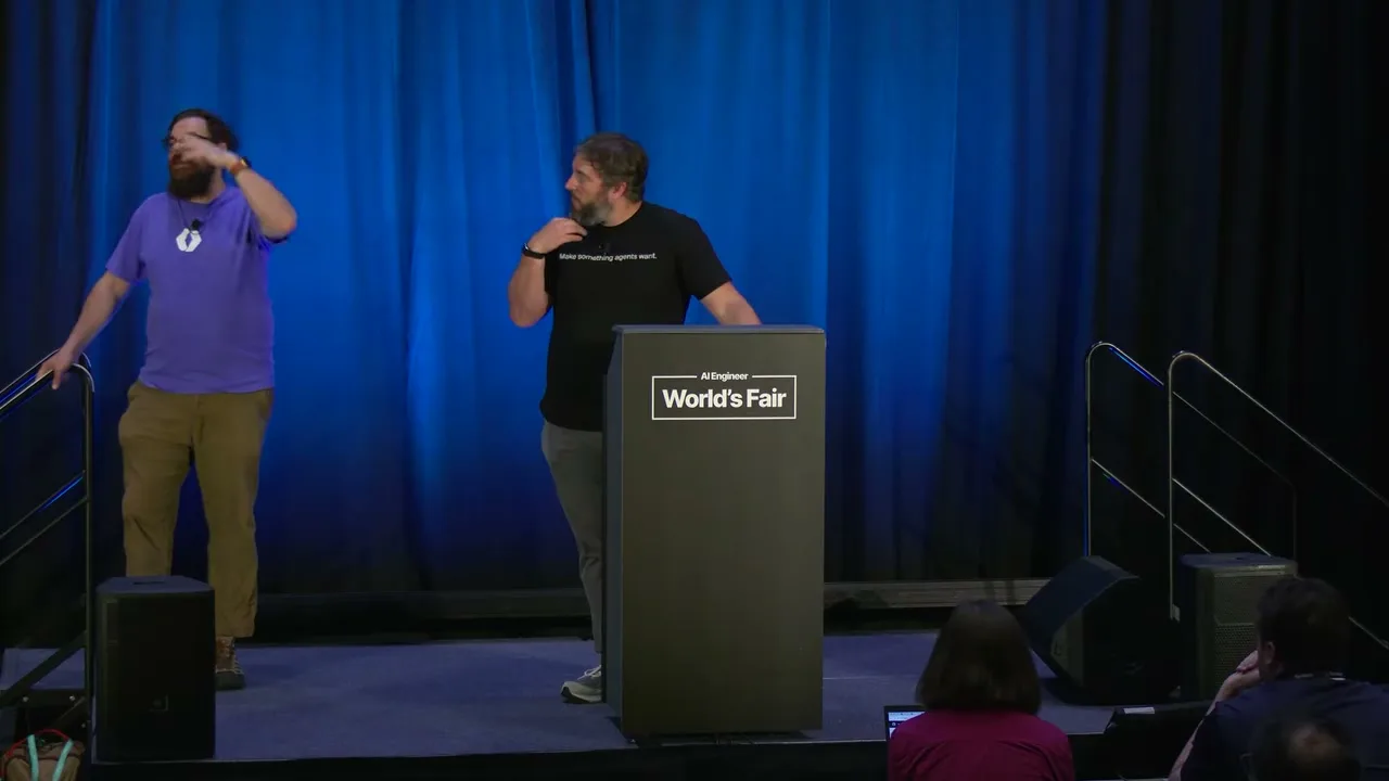 Selected presentation frame from Lifestyles of the AI-Native — Nick Nisi & Zack Proser, WorkOS at 3582 seconds