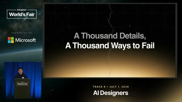 Selected presentation frame from One Designer + AI. Hundreds of Deliverables. — Vincent Wendy, AI Engineer at 193 seconds
