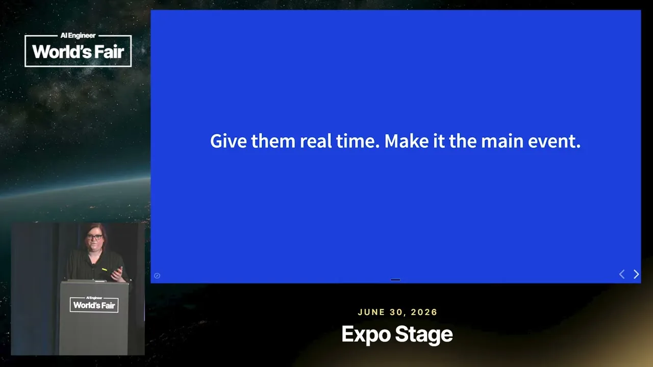 Selected presentation frame from How a Remote Company Builds AI Fluency — Em Shreve, Automattic at 871 seconds