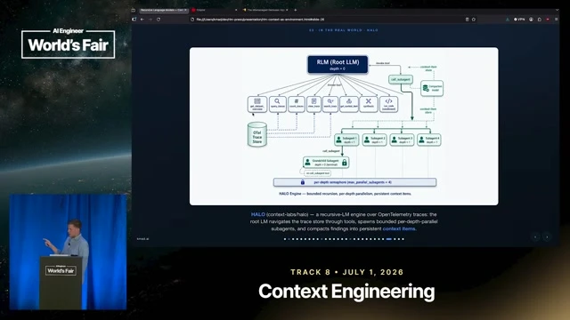 Captures Halo’s use of long agent traces to recommend changes to the surrounding harness.