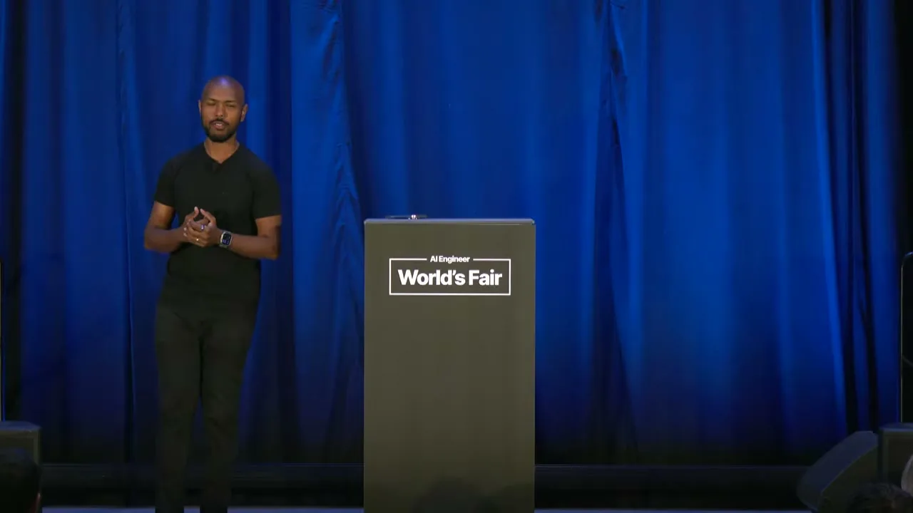 Selected presentation frame from Evals in AI: A Deep Dive — Tejas Kumar, IBM at 307 seconds