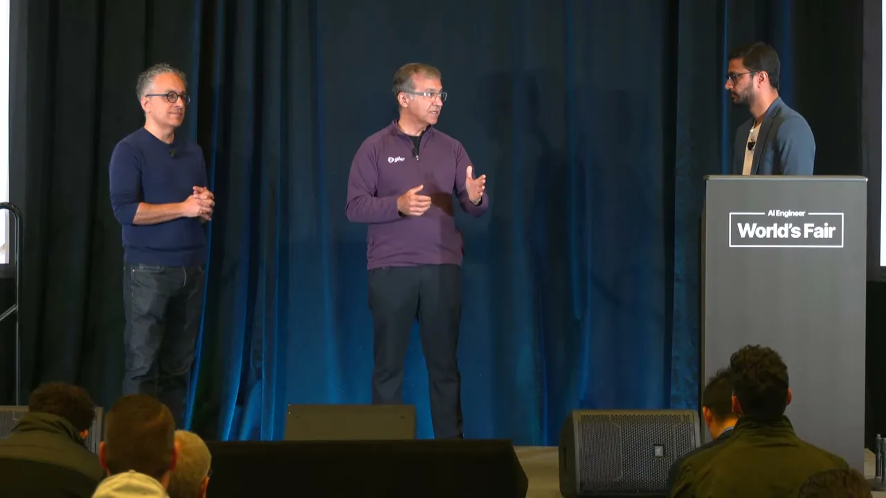 Selected presentation frame from Redesigning How Software Gets Built With AI Agents — Sonar & McKinsey Panel at 987 seconds