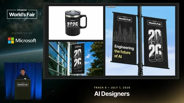 Selected presentation frame from One Designer + AI. Hundreds of Deliverables. — Vincent Wendy, AI Engineer at 449 seconds