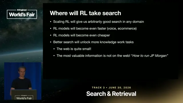 Selected presentation frame from Where RL Will Take Search — Maximilian-David Rumpf, SID.ai at 545 seconds