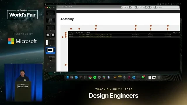 Selected presentation frame from One Designer + AI. Hundreds of Deliverables. — Vincent Wendy, AI Engineer at 678 seconds