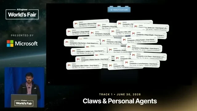 Selected presentation frame from From coding to Knowledge work agents — Karan Vaidya, Composio at 643 seconds