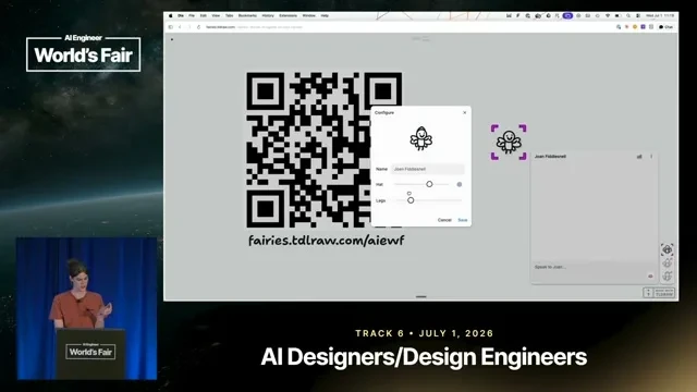 Selected presentation frame from The Spatial Harness: Bringing Agents to the Canvas — Max Drake, tldraw at 551 seconds