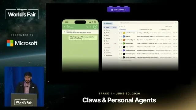 Selected presentation frame from From coding to Knowledge work agents — Karan Vaidya, Composio at 806 seconds