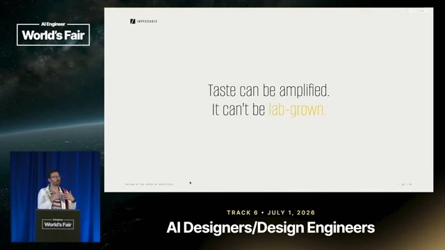 Supports the closing concept of amplified craft and the claim that tools can sharpen taste but cannot manufacture it.