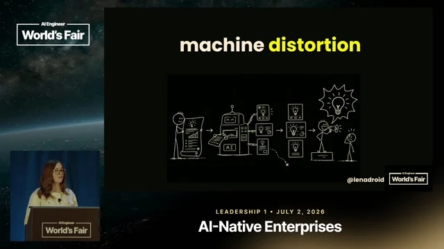 Machine-distortion example showing how a narrow 94% evaluation can become an unsupported customer promise through repetition.