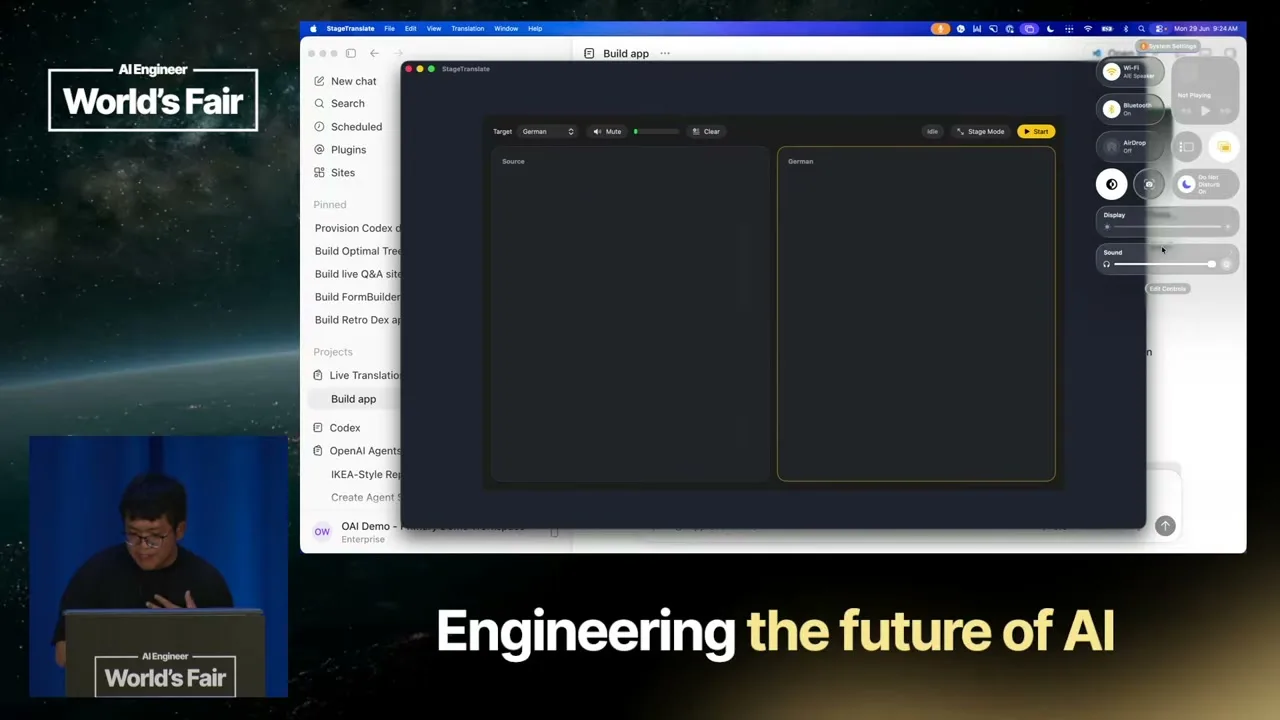 Selected presentation frame from Cooking with Codex — Charlie Guo & Gabriel Chua, OpenAI at 808 seconds