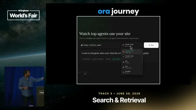Selected presentation frame from Rebuilding the web for agents — Liad Yosef, MCP Apps at 911 seconds