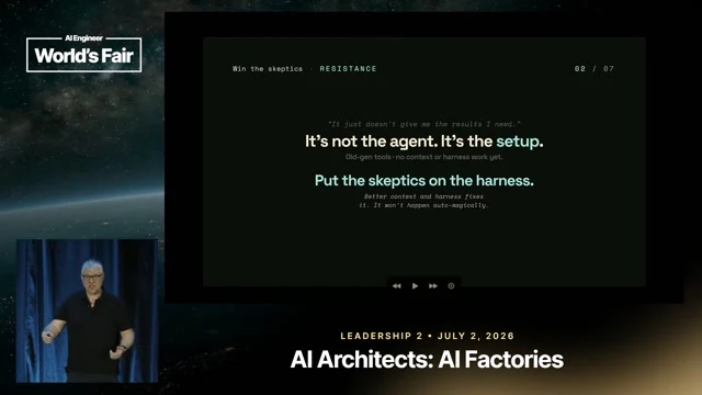 Supports the point that skeptical engineers can turn dissatisfaction with agent output into better shared context and harnesses.