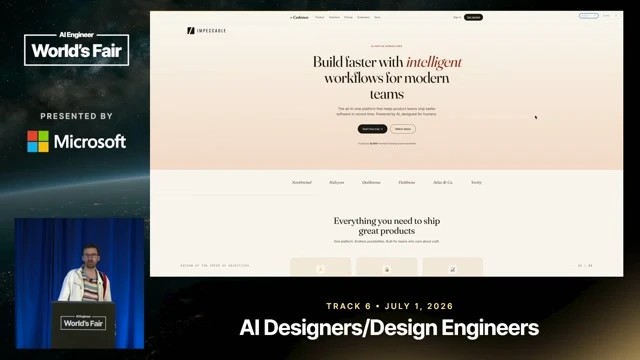 Shows the newer beige, serif, and italic visual convergence that Bakaus labels “Claude Beige” and “Algorithmic Uniqlo.”