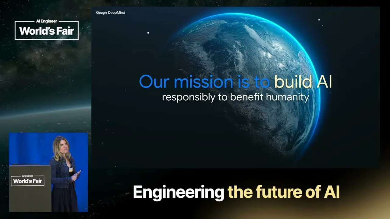 Selected presentation frame from Research to Reality with Google DeepMind — Paige Bailey, Google DeepMind at 186 seconds